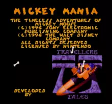 Image n° 7 - screenshots  : Mickey Mania